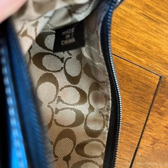 Coach Black Leather Wristlet - Picture 10 of 10